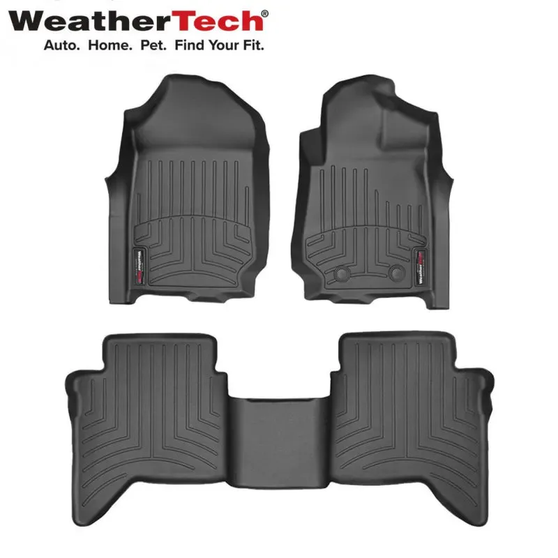 Weathertech FloorLiner Laser Measured Custom Fit | Front and Rear Set