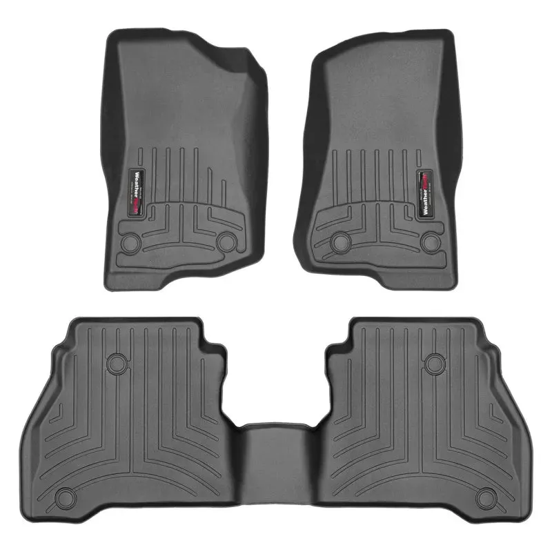 Weathertech FloorLiner Laser Measured Custom Fit | Front and Rear Set