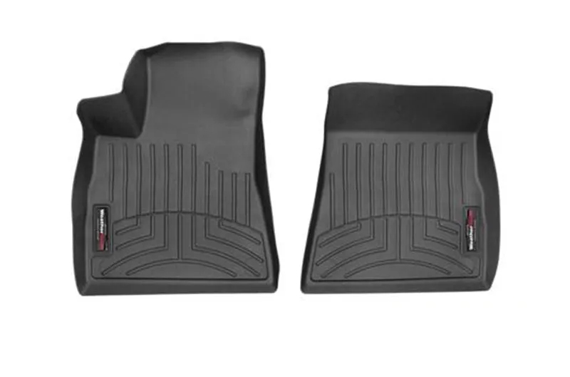 WeatherTech Front and Rear FloorLiner Black | 2017  Tesla Model 3 (wt441220-1-2)