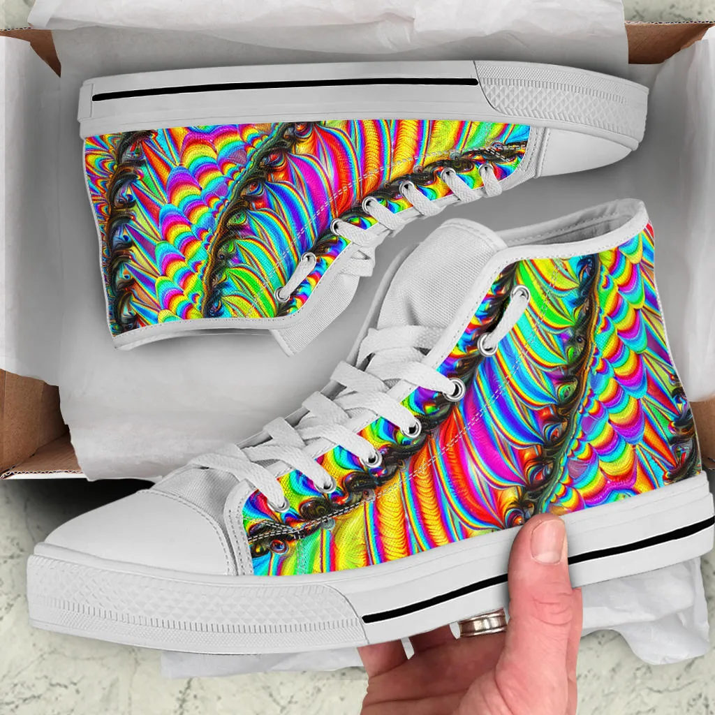 WELCOME TO WONKA LAND (WHITE) | HIGH TOPS | IMRAN