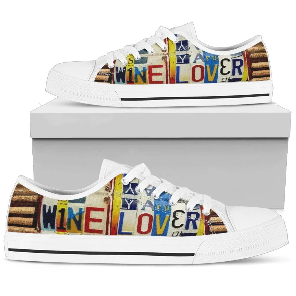 Wine Lover Low Top Shoes