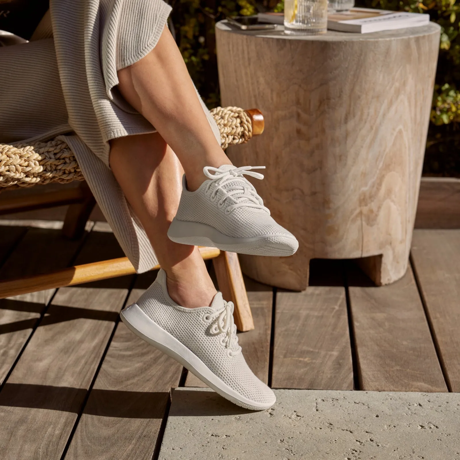 Women's Tree Runners - Light Grey (Light Grey Sole)